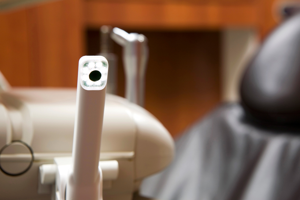 Close-up of intraoral camera lightweight dental tool hygiene safety high-resolution dentistry equipment